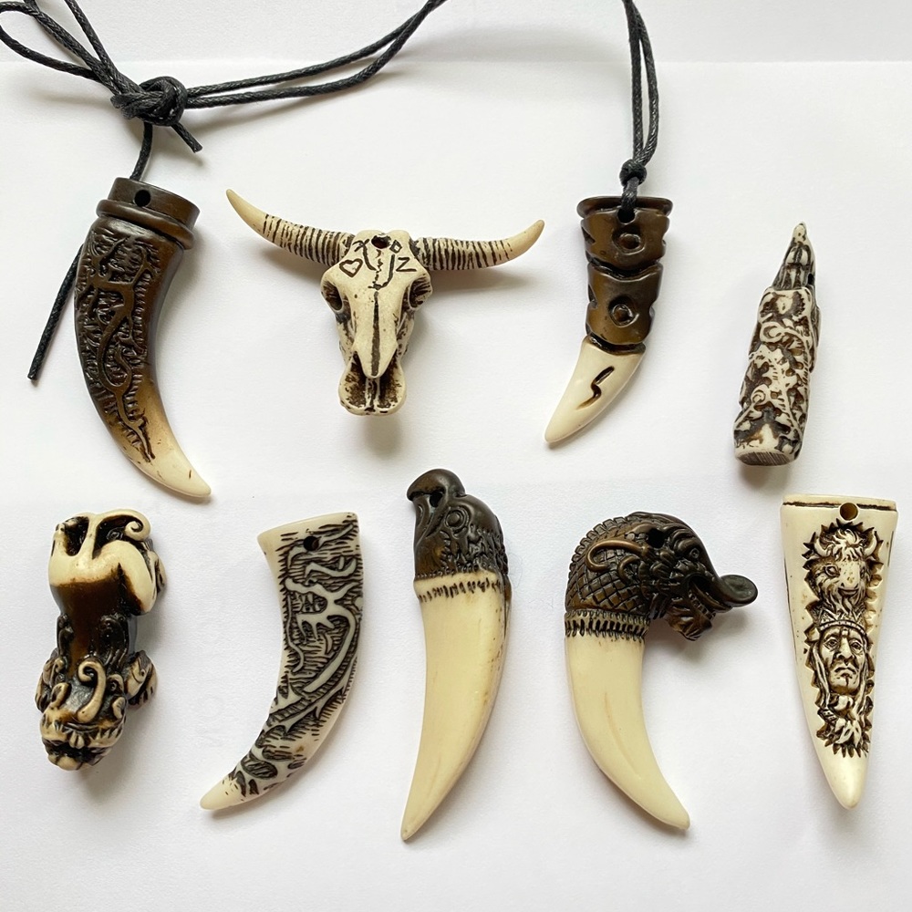 Pendant hand-carved pendant men’s necklace.unisex